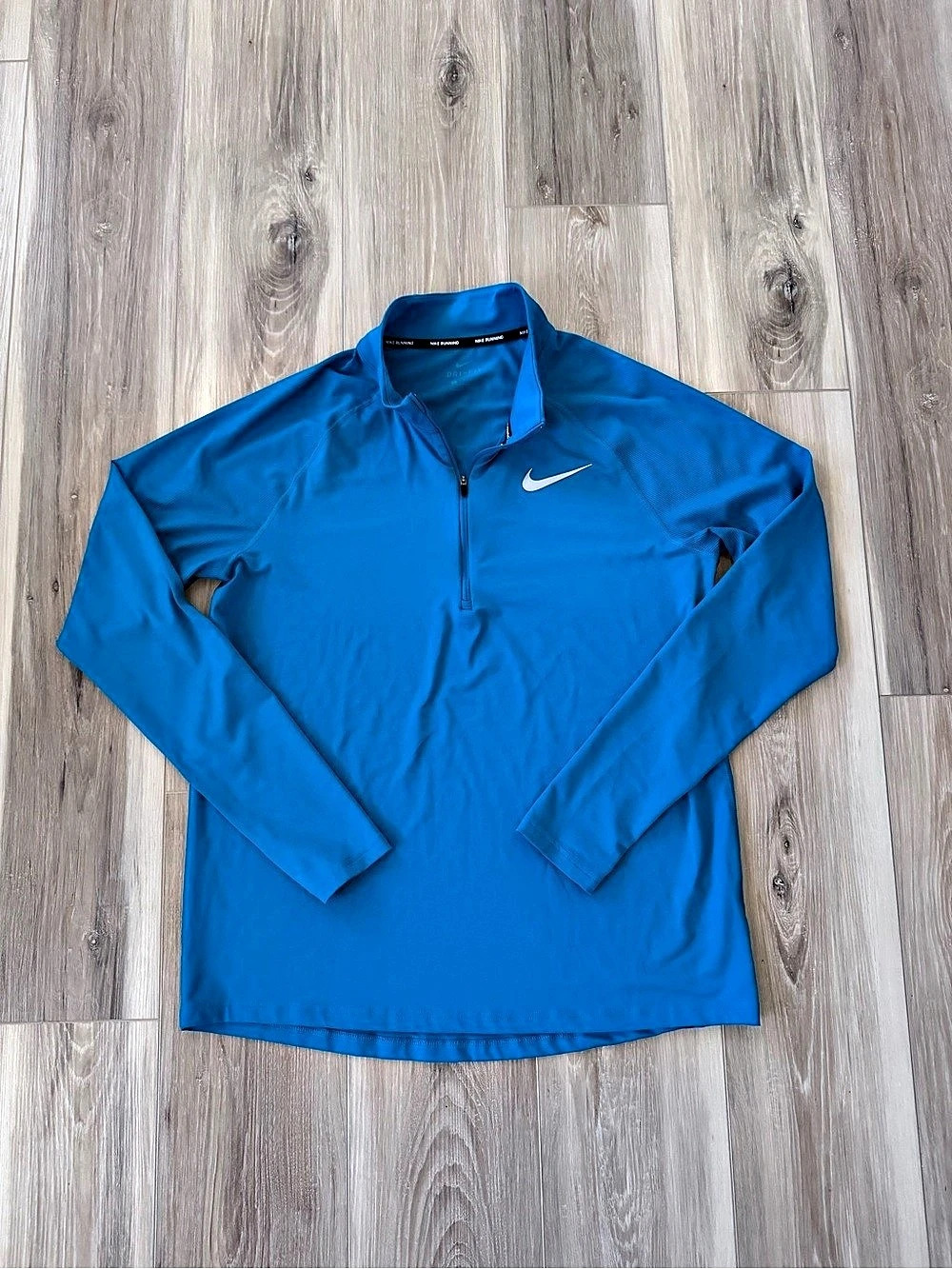 Nike Men’s Dri-FIT Element 1/2-Zip Running Top Pullover Size L - Blustery Teal
